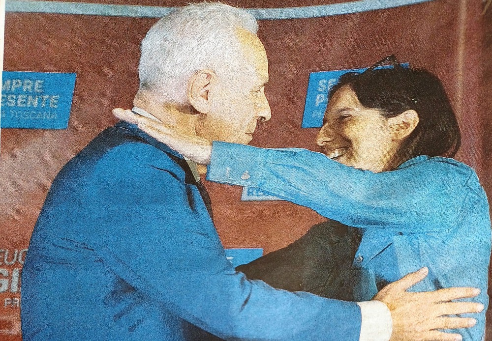Il Presidente riconfermato Giani con Schlein